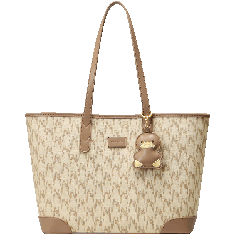 NUCELLE Women's Handbag 2026, Light Luxury Niche Duck Tote Bag, Large Capacity, Commuter Shoulder Bag for College Students, Gift for Wome
