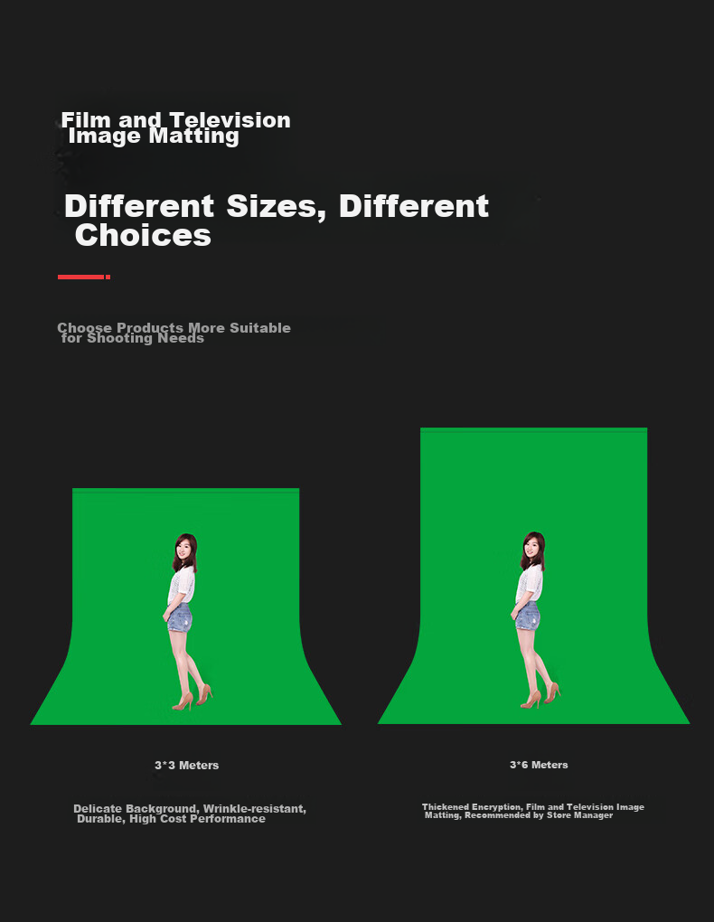 Hakutatz 2138 Live Streaming Video Green Screen Chroma Key Shooting Photo Background Cloth Photography Prop Portrait ID Photo Solid Color Internet Celebrity Background Wall 3*6 Meters Gray 2