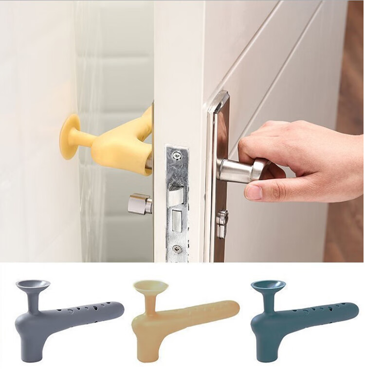 9i9 Silicone Door Handle Protector Set of 3 Baby Safety Bump Guard Thickened Door Stop Cushion A183 12