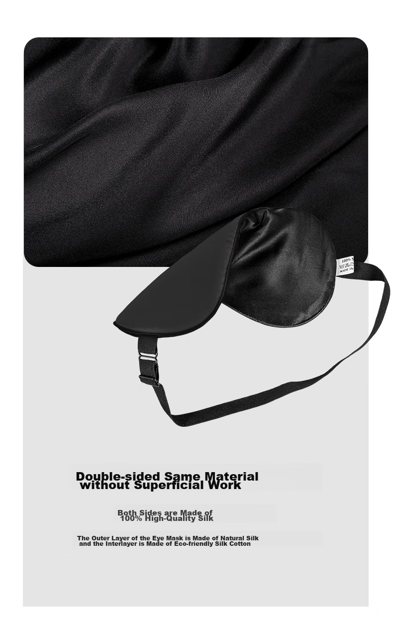 JOYTOUR 3D Eye Mask, Sleep Light-Blocking Thin Breathable, Men And Women Nap Travel Sleep Eye Mask, Black with Earplugs Included 7