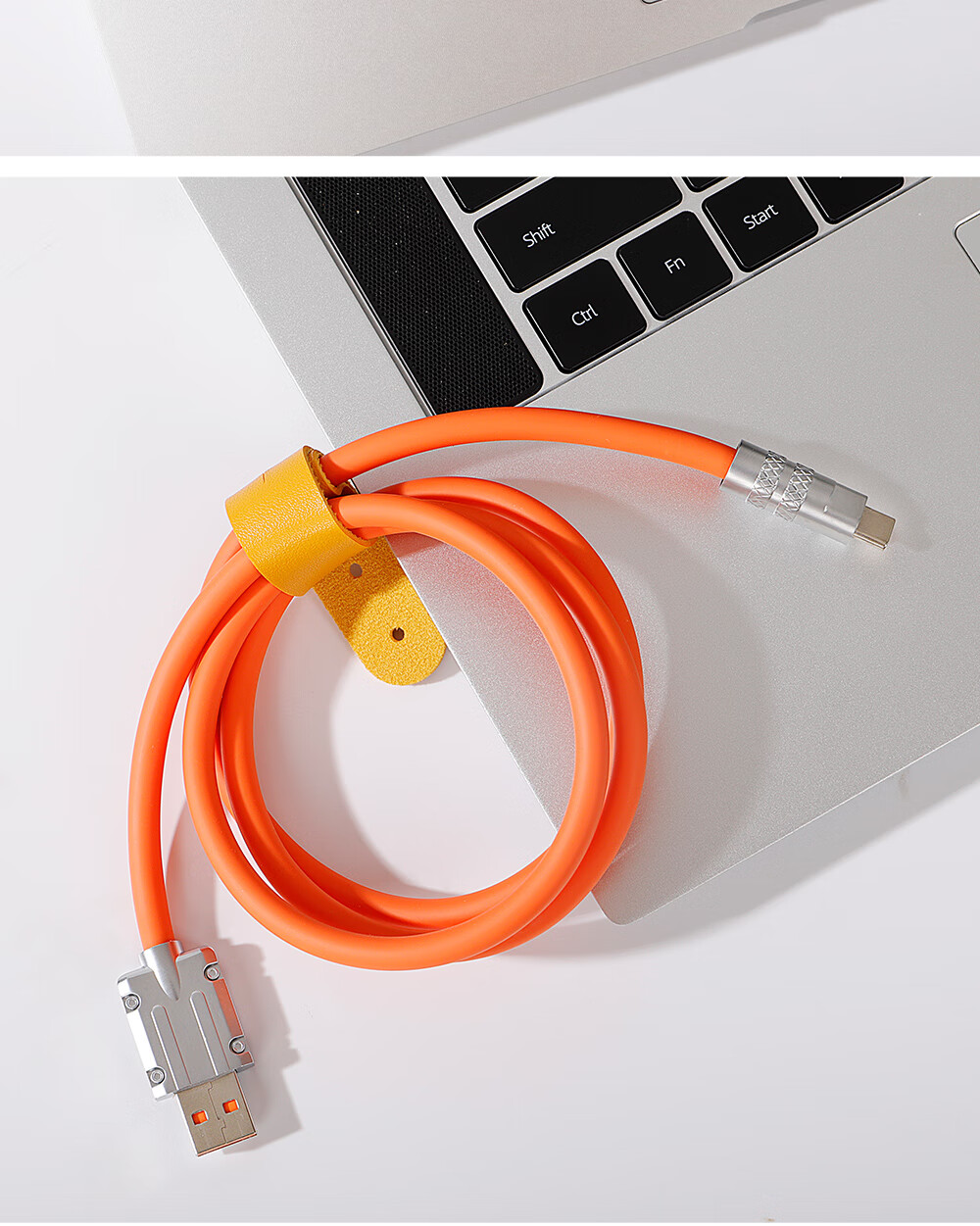 OKSJ Type-C Data Cable, 6A Fast Charging 100W/66W, Compatible with Huawei Mate60Pro/P50/Honor/MI/Vivo Android Phones [2 Meters, Two-Pack] 20
