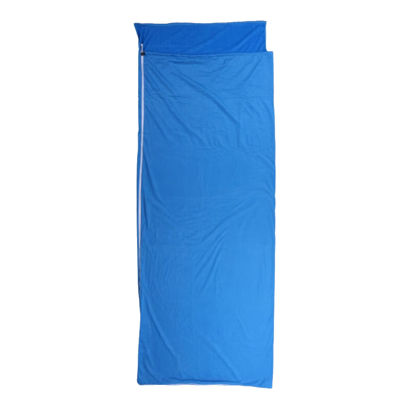 BLACKICE Velvet Sleeping Bag Liner, Portable Travel Sleeping Pad, Hotel Guest Bed Sheet Protector Z6513/blue/one Size Fits All