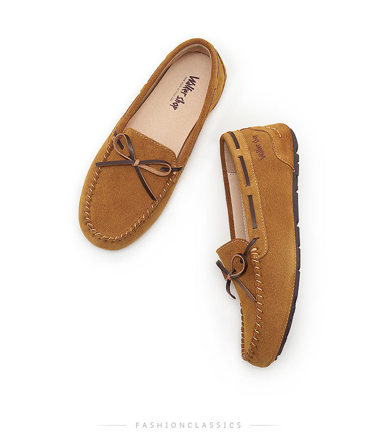 Walker Shop Aokasuo Casual Shoes for Women, Single Shoes, Soft-Soled Loafers for Office, Slip-On Flat Loafers for Women C131016 13