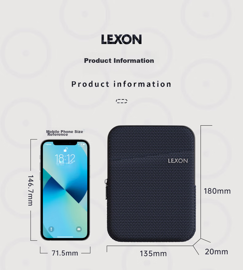 LEXON Casual Crossbody Bag for Men, Shoulder Phone Bag, Business Sports Lightweight Commuter Versatile Cowhide Small Backpack Gift 11