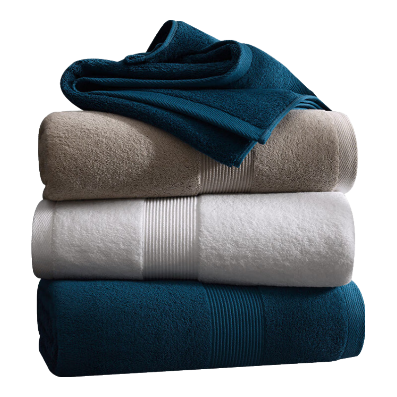 Canasin 1000g Ultra-Thick Hilton Hotel Bath Towel, Long-Staple Cotton Grade A Adult Bath Towel for Men And Women, White 150*100cm