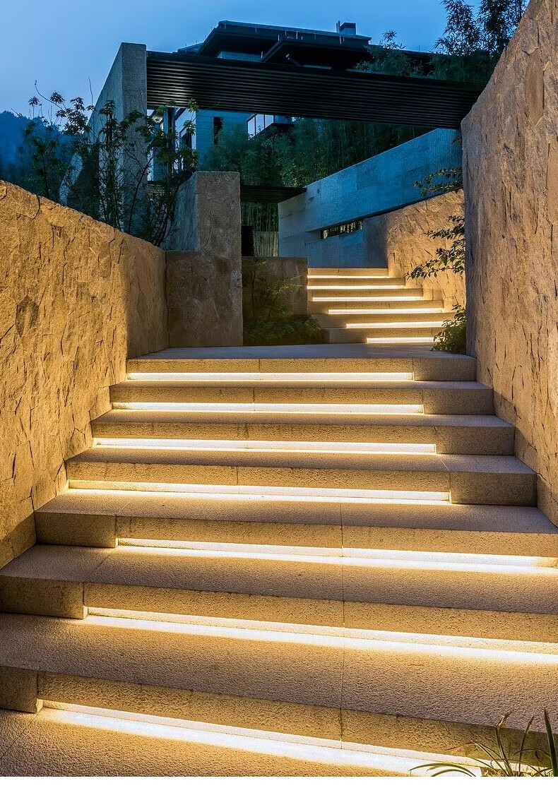 JIAOJIAOZHE COB LED Strip, 220V High Voltage, Ultra-Bright, Outdoor Waterproof, Self-Adhesive, for Home And Commercial Use, Ceiling-Mounted Linear Light, Neutral White, 10 Meters 24