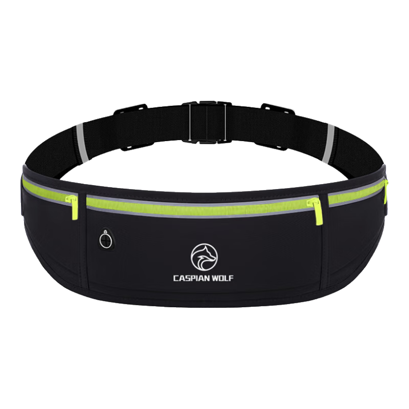 CASPIAN WOLF Sports Running Waist Pack for Men And Women, Sweat-Proof Phone Waist Bag, Marathon Gear, Fitness Invisible Waist Belt Phone Pouch