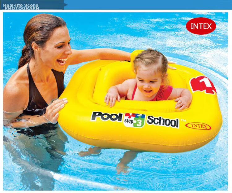 INTEX Baby Toy Seat Ring, Infant Double-Layer Swimming Water Play Children's Toy Gift Seat Ring for Ages 1-2 Years Old 59574 11