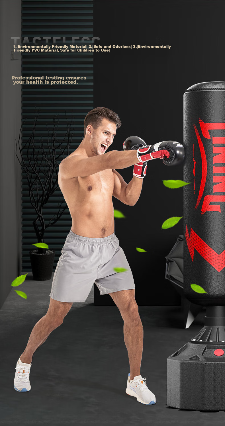 Li-Ning Boxing Gloves, Adult Sanda And Free Fighting Gloves, Punching Bag Gloves for Men And Women, Combat Competition Training Gloves 5
