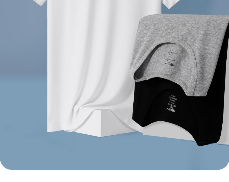 SEPTWOLVES Men's Short Sleeve T-Shirt Elastic Cotton Breathable Casual Sweat-Absorbing Basic Heather Gray 2XL 14
