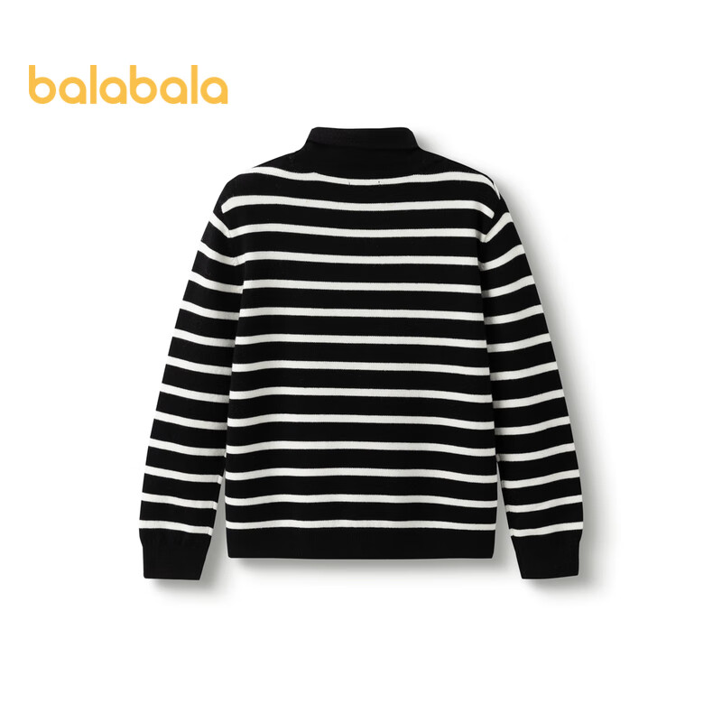 BALABALA Children's Clothing, Kids' Sweater for Autumn And Winter, Boys And Girls Turtleneck Pullover Knit Sweater, Warm And Simple Desig