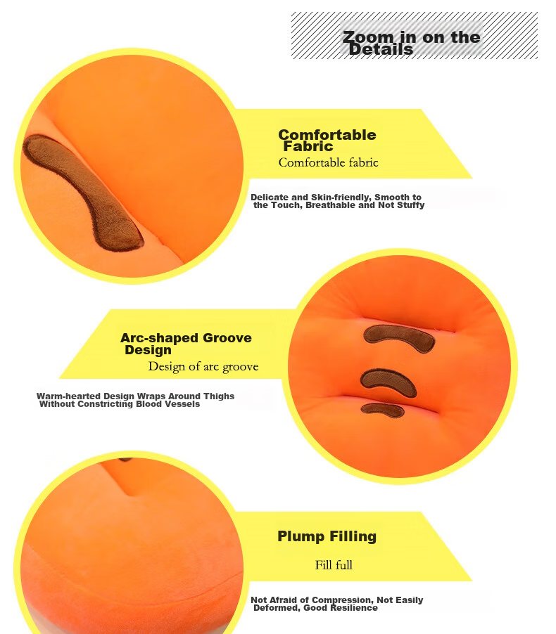Buleishen Car Seat Cushion, Height-Increasing Pad, All-Season Ventilated Seat Cover, Lumbar Support, for Driving Practice, Car Exam, Anti-Slip Mat 6