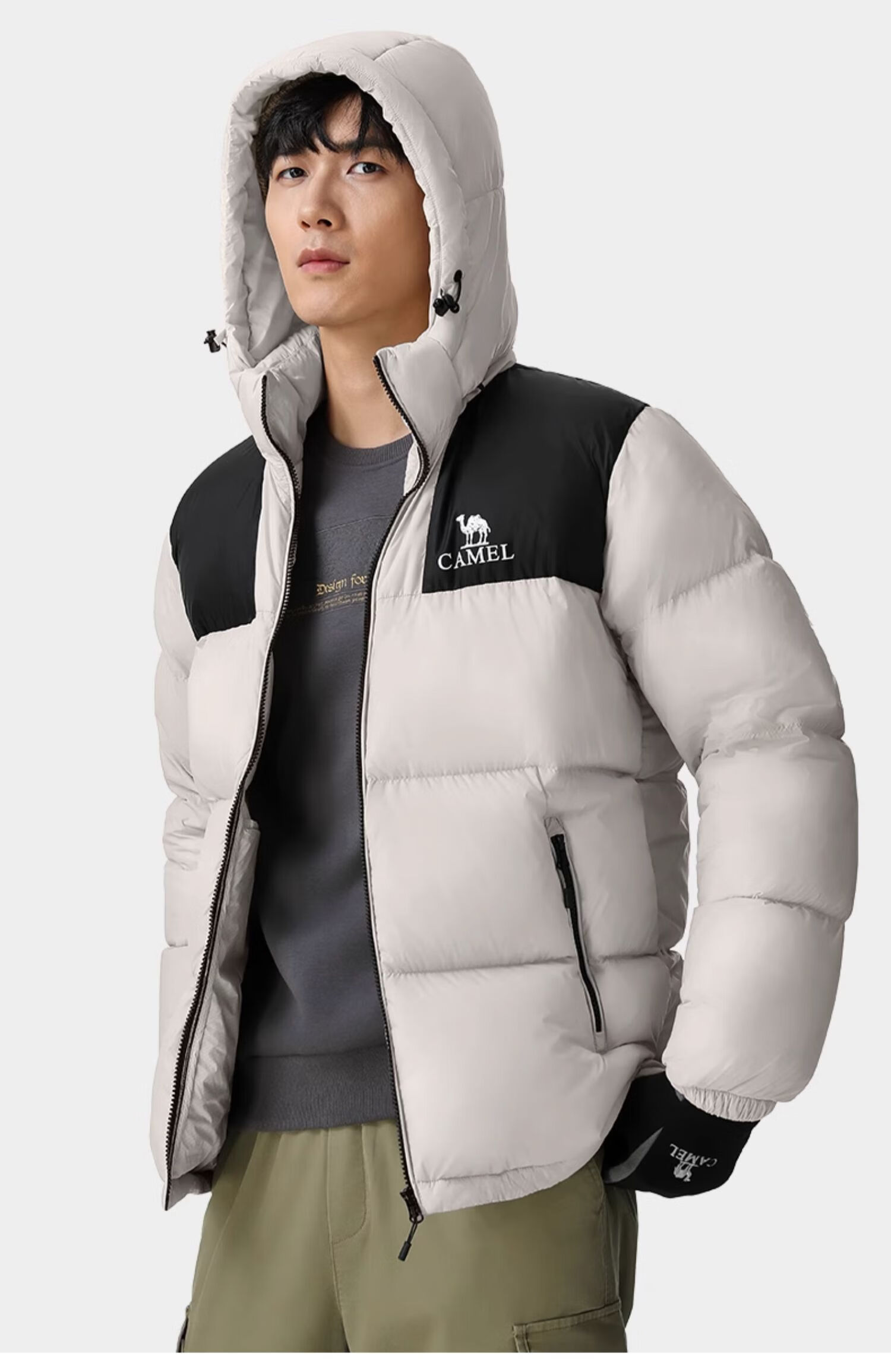 Luotuo (CAMEL) [Xiaotaiyang-Graphene] Autumn And Winter Outdoor down Jacket for Men And Women, Thickened Warm Puffer Coat 39