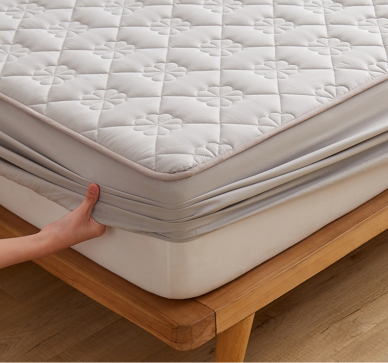 Hengyuanxiang Single Bed Mattress Protector, Class A Thickened, Washable, Non-Slip, Double Bed Cover, Mattress Cover, 180*200cm 33