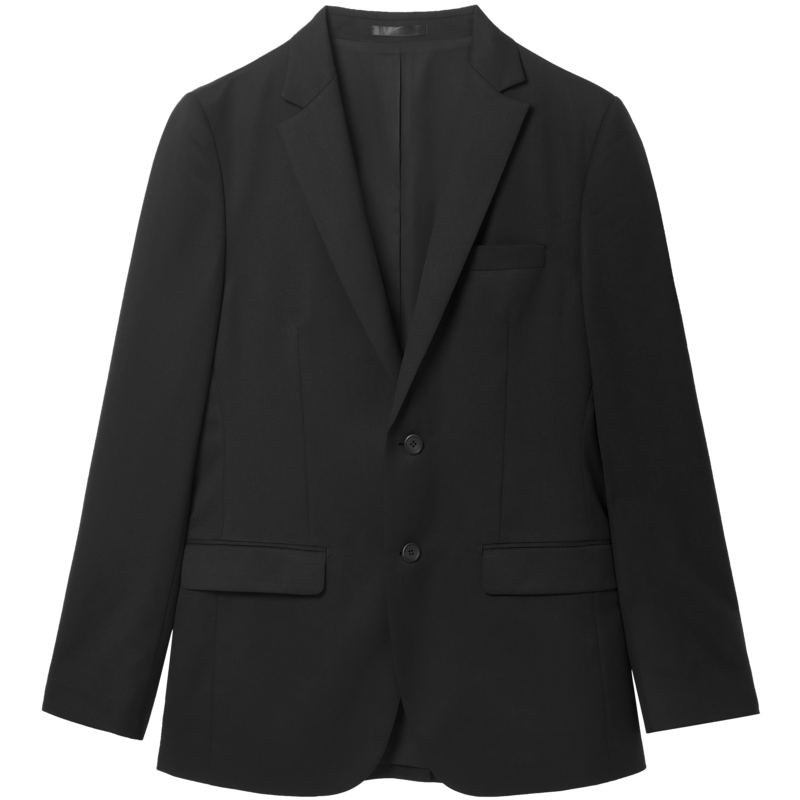 Goldlion [Ziyouxi Second Generation] Spring And Autumn Men's Suit, Machine Washable Wool, Wrinkle-Free, Anti-Static Blazer, Black, Size 50A