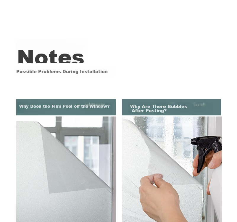 Fuju Bathroom Window Frosted Privacy Glass Film Translucent Non-See-Through Louver Pattern 45x300cm 11
