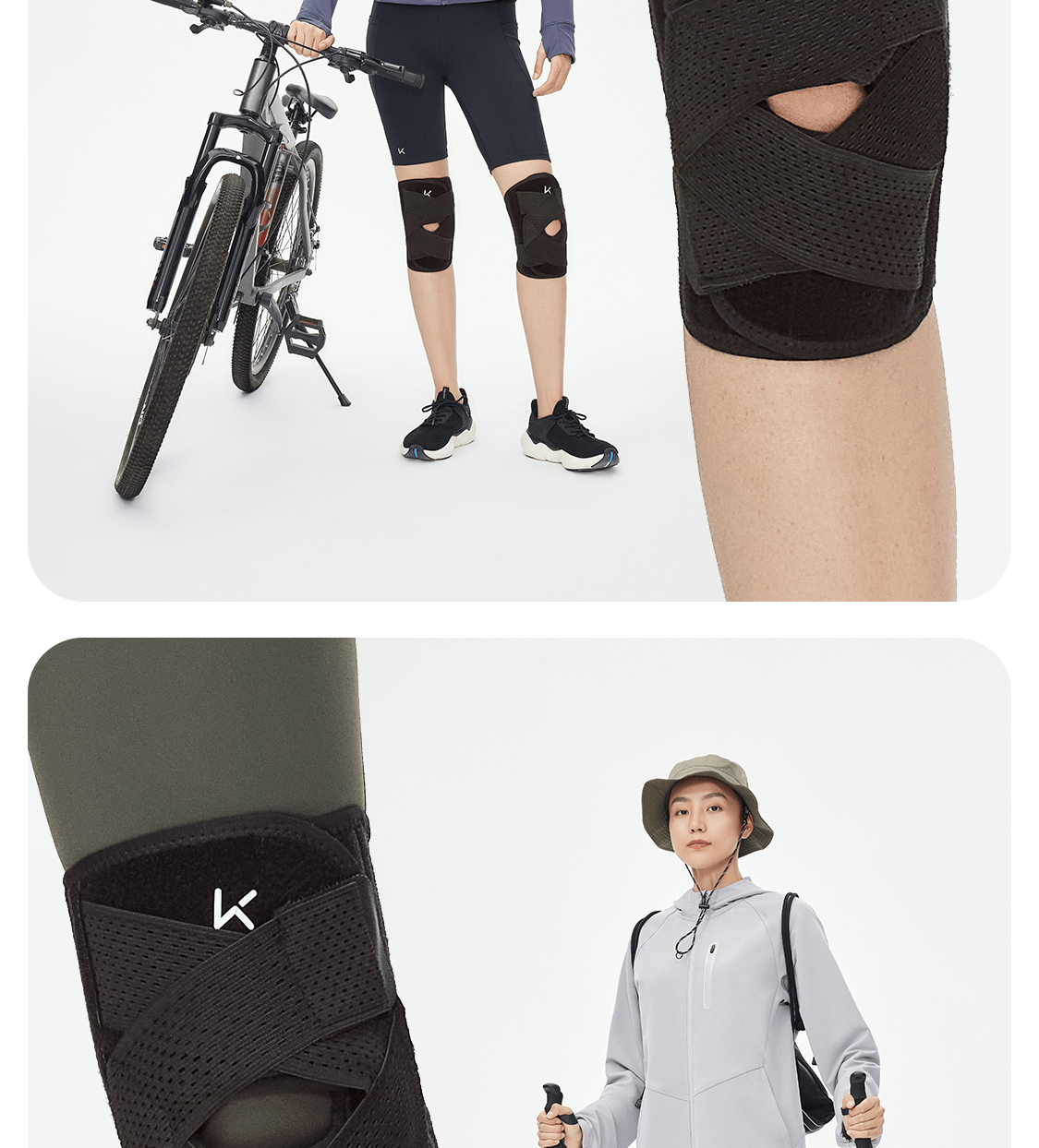 Keep Breathable Open Knee Brace Sports Running Men Women Meniscus Injury Joint Support for Hiking Basketball Badminton 26