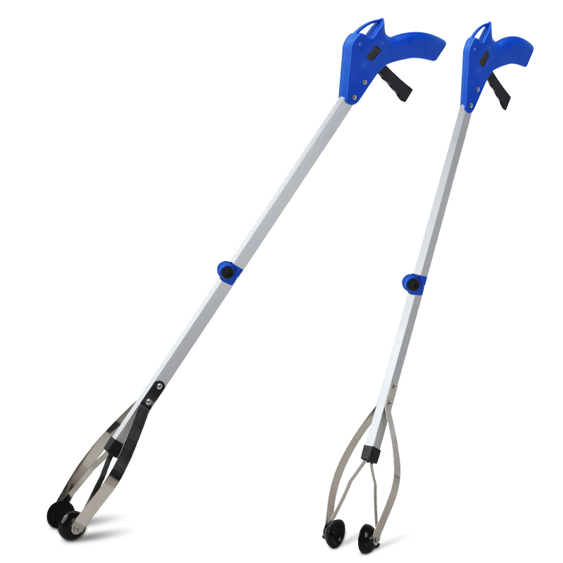 Sanitation garbage clamp, garbage clip, sanitary clamp, garbage picker with extended handle, garbage grabber non-stick hand garbage clamp