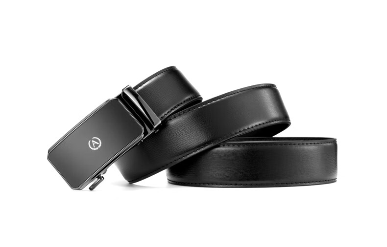 Aokang Men's Leather Belt Business Casual Automatic Buckle Cowhide Waist Belt Valentine's Day Gift for Boyfriend Husband 7