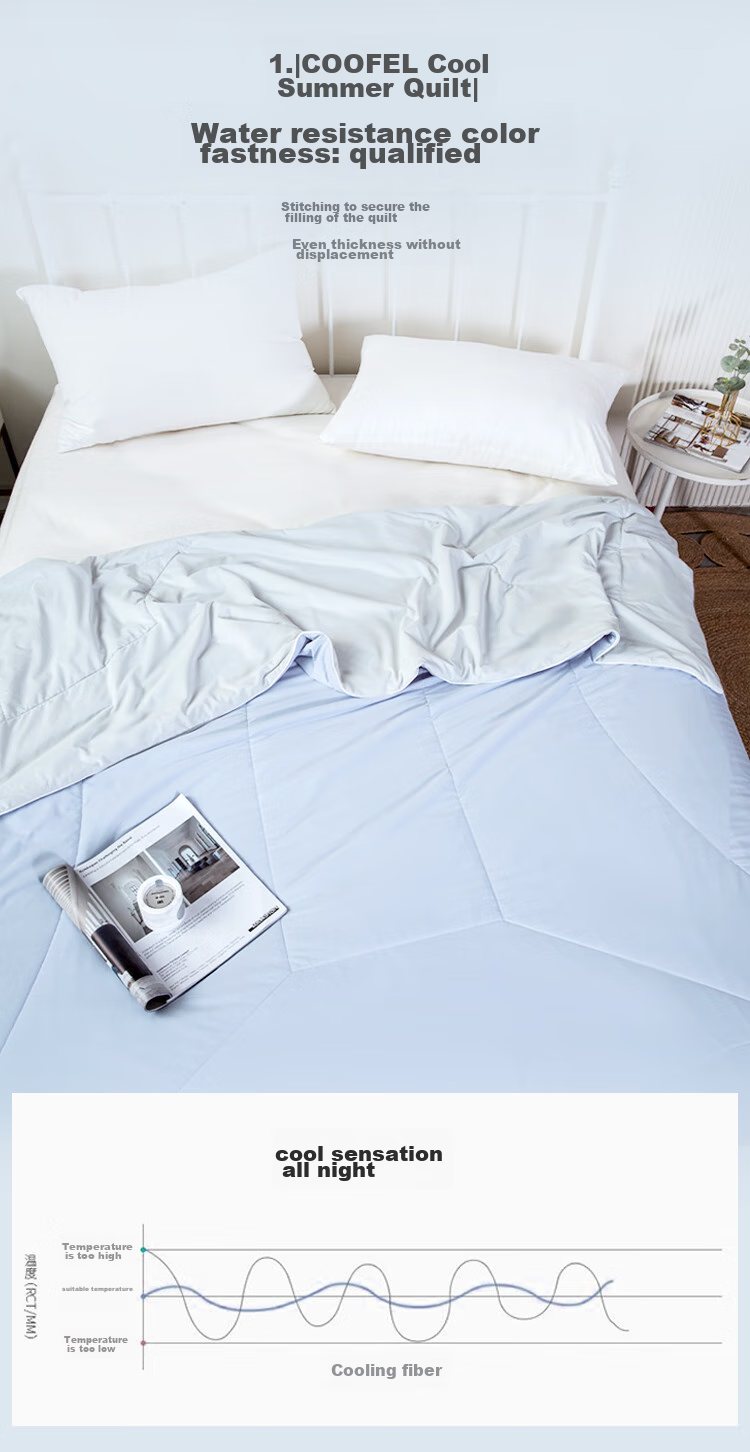 One's Member Double-Sided Cooling Quilt for Spring, Autumn And Summer, Children's Air Conditioning Quilt, Baby Blanket, Machine Washable, Light Mist Pink, 120*150cm 7