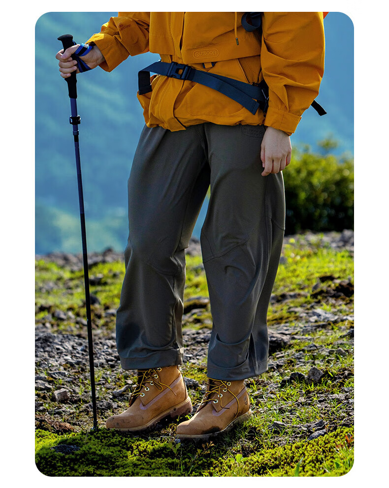 OUTDOOR PRODUCTS [Huang Yimei's Choice] Outdoor Hiking Lantern Pants for Women, Fashionable Versatile OFCKC32084 Classic Black 13