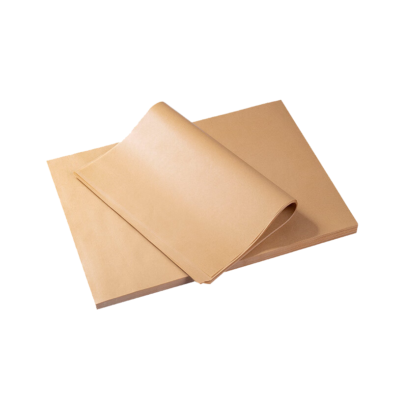 Jekero Oven Baking Paper, Silicone Oil Paper, Meat Roasting Paper, Greaseproof Paper, Baking Tray Paper, 35*25cm, 100 Sheets, Wood Color