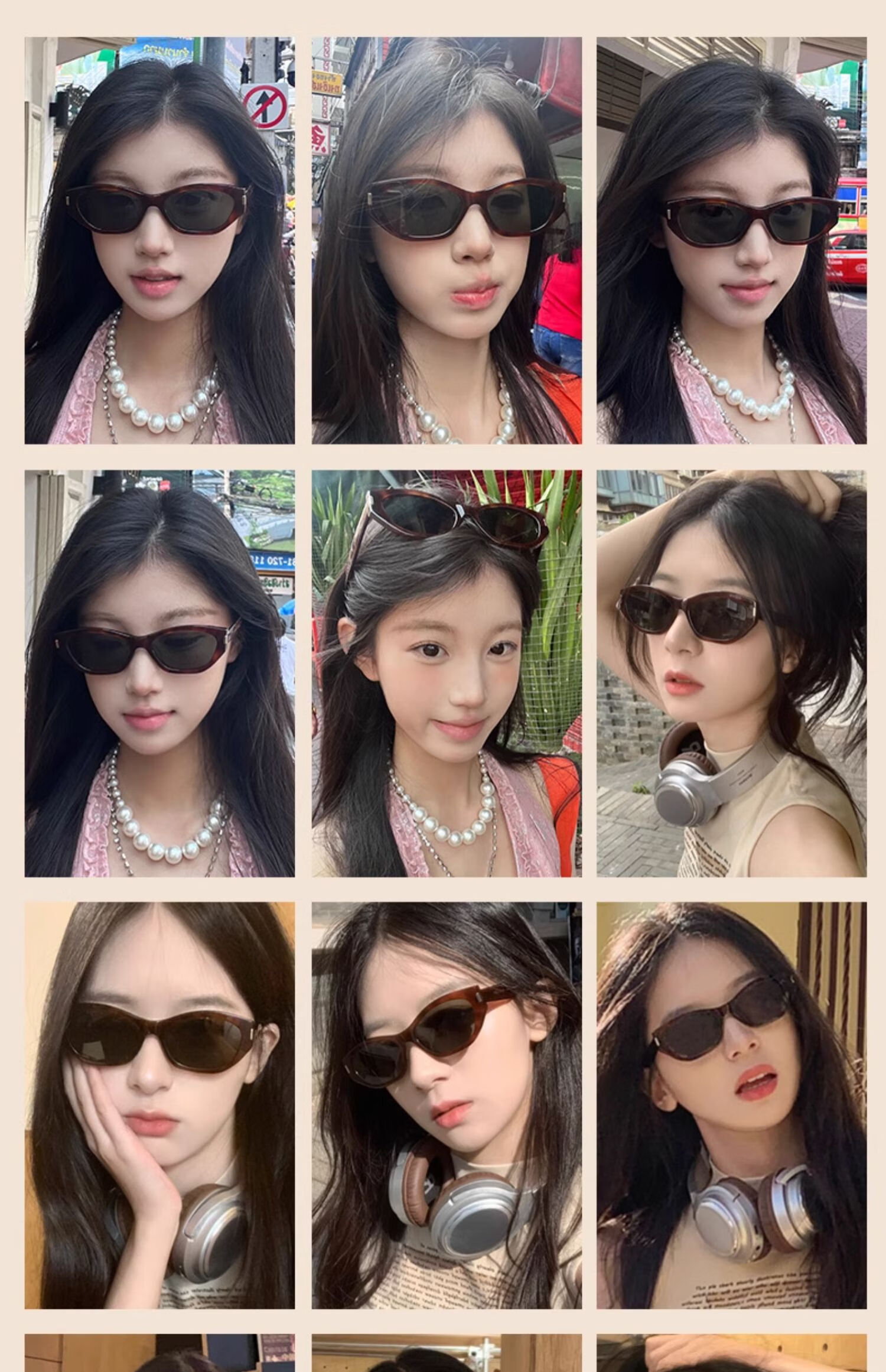 HELEN KELLER Sunglasses for Men And Women, New Style UV Protection Polarized Sunglasses for Driving, Outdoor Sun Protection, High-End Cat-Eye Sunglasses 2