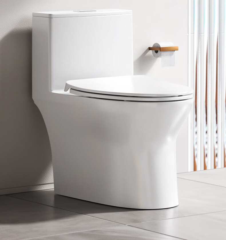 九牧(jomoo)11425-2-1/41k-1连体小户型快拆盖板喷射虹吸家用马桶400