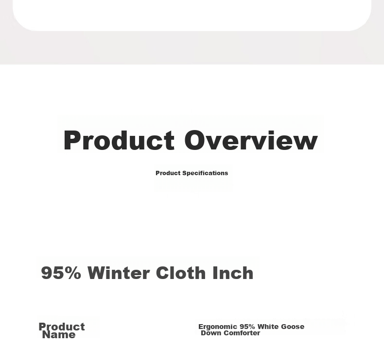 Interlagos Ergonomic 95% White Goose Down Comforter, Japanese Imported Duvet Insert, 700g Winter Quilt, 150*200cm 42