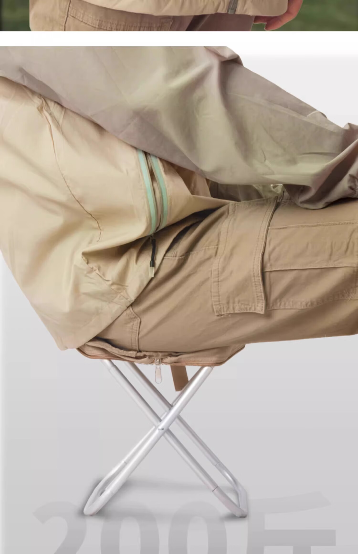 TAN XIAN ZHE Folding Chair Portable Folding Stool Outdoor Bench Camping Ultra-Light Stool High-Speed Rail Queuing Fishing Alloy Chair 22