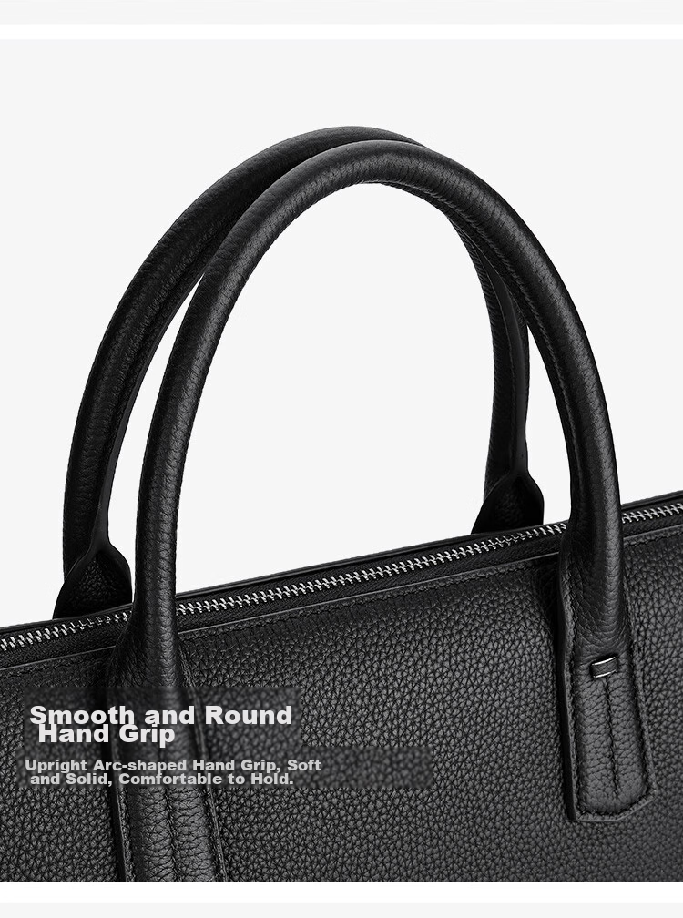 Goldlion Business Briefcase, Handbag, Fashionable Men's Bag, Large Capacity Laptop Bag, Birthday Gift 14