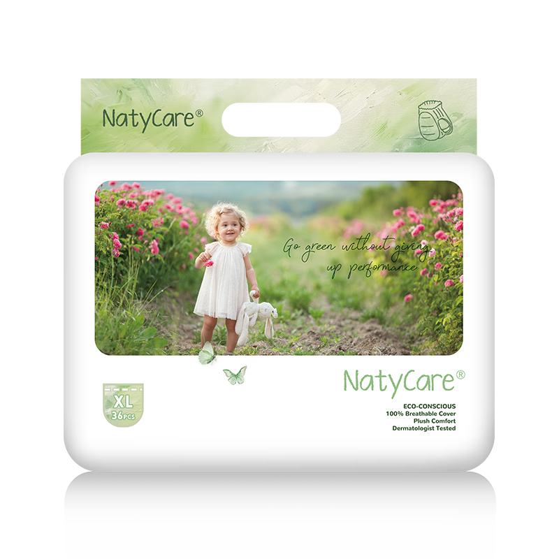 NatyCare Baby Growth Pants XL36 (12-17kg), AIRMAX Series, Ultra-Thin Bare-Feel Training Pants, Pull-Ups