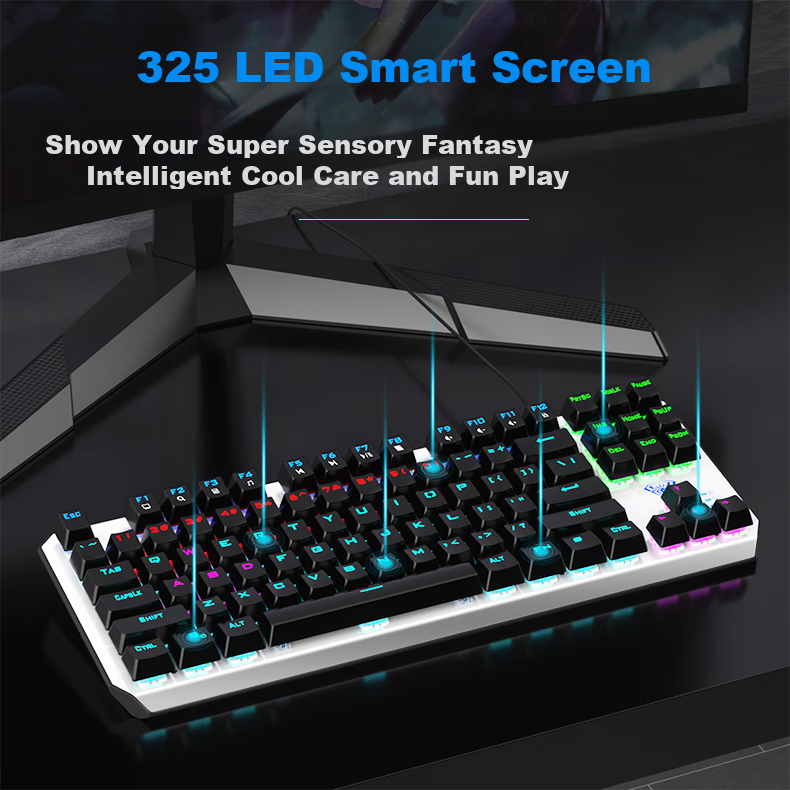 AULA Nova75 Custom Mechanical Keyboard Tri-Mode Wireless Wired Bluetooth Gasket Structure Hot-Swappable Full-Key Gaming Office Shadow Gray Caramel Latte Switches 8
