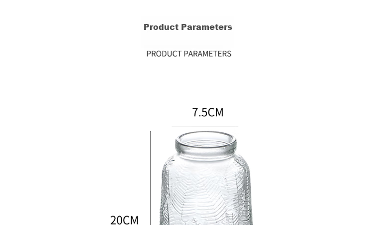 Jidukongjian Glass Vase, Flower Arrangement Vase, Hydroponic Plant Ecological Bottle, Transparent Desktop Vase for Living Room And Office Desk, Home Decor Ornament 11