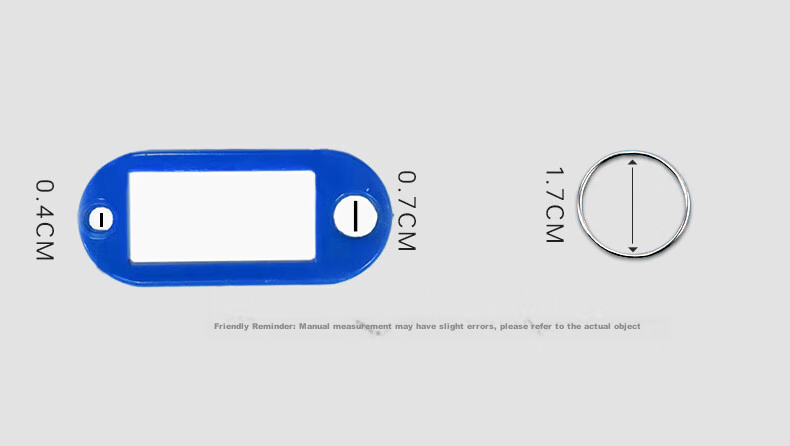 Befon Key Tag, Key Label, Keychain, Office Key Pendant, Office Supplies, Blue, 50 Pieces/box, 3C Digital Products, All-Net Low Price 6