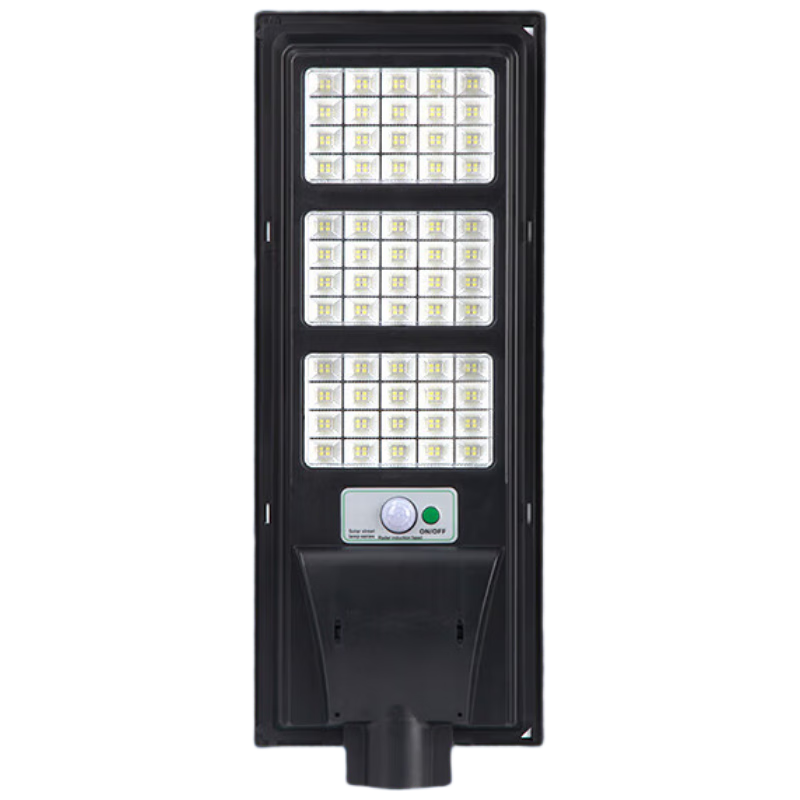 CHNT Solar Integrated LED Street Light with Smart Sensor, Waterproof Outdoor Floodlight for Home Use, 160X