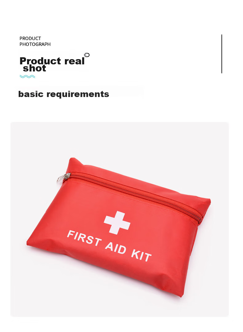 Siwangongli First Aid Tool Kit Portable Emergency Kit Car-Mounted Outdoor Medical Tool Kit [Medicines Not Included] 12