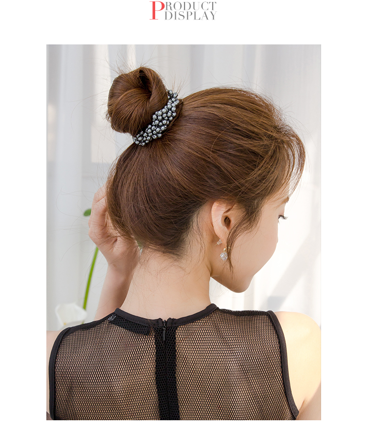CHIMERA 4-Piece High-Elasticity Dual-Use Hair Ties, Bun Maker, Hair Bands, Hair Accessories, Women's Mid-Autumn Festival Gift 6