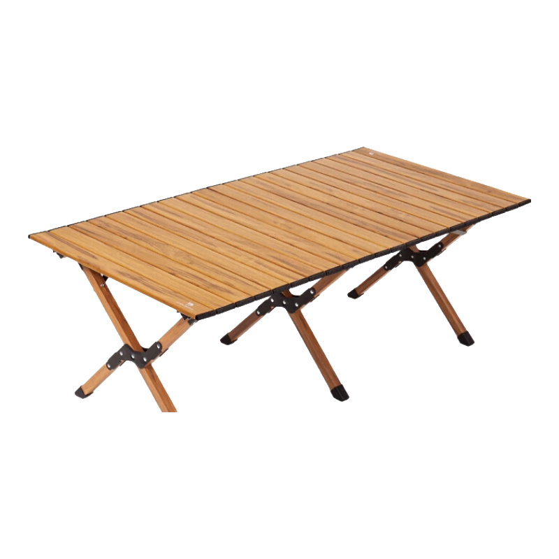 CAMEL Outdoor Camping Aluminum Alloy Egg Roll Table, Portable Folding Table, Camping Equipment Table Combination Dining Table 173BABP097