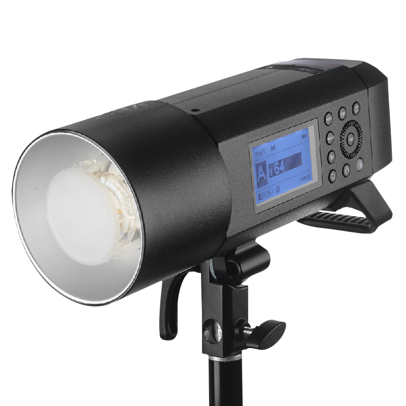 Godox AD400pro Portable Flash for Outdoor Photography with TTL Auto Metering, High-Speed Continuous Flash, And Portable Desig