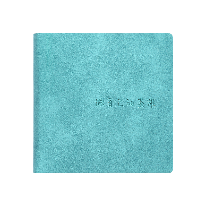 Faramon, 3-Pack Thick Square Notebook, Pocket-Sized Notebook, Portable Small Notepad, Stationery Diary (Green Blue Gray), Grid Style