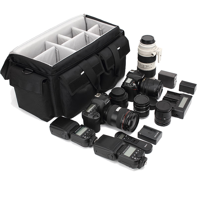 SVATIN HDV5024 Multi-Camera Multi-Lens Professional Photography and Videography Bag Matrix Load-Bearing Camera Bag with Accessories and Laptop Compartment 13