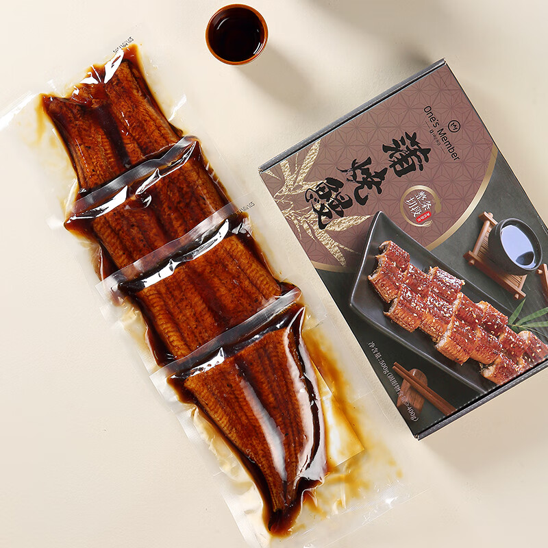 1号会员店（One's Member）日式蒲烧鳗鱼500g 烧烤鳗鱼海鲜水产整条切段加热即食预制菜