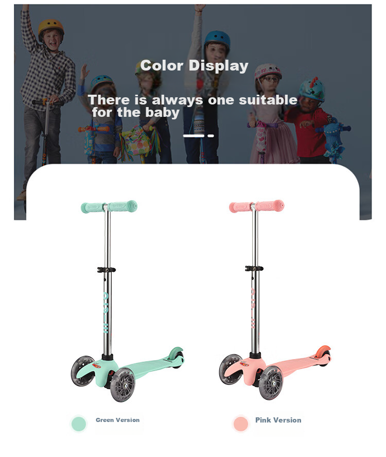Micro Swiss Children's Scooter with Seat, Two-In Design for Ages 1.5-2 Kids' Ride-On Toy, Rose Pink + Seat 11