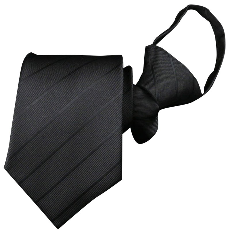 GLO-STORY Zipper Tie for Men, Father's Day Gift, 8CM Formal Lazy Wear Accessory, Suit Business Tie Gift Box Set