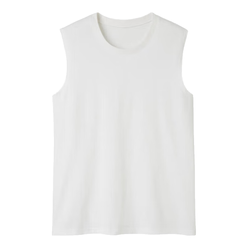 DECATHLON Vest Fitness Undershirt Sleeveless Sports T-Shirt Loose Tank Top for Outer Wear Short Sleeve 5223879