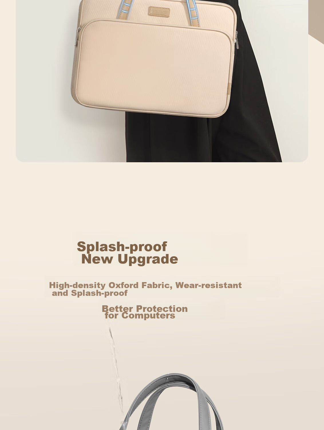 Taikesen Cloud Notebook Laptop Bag for Women, 15.6-Inch, Compatible with Lenovo Air, Apple Mac, Huawei, Xiaomi 8