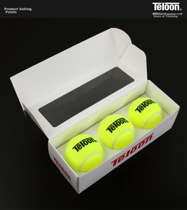 Teloon Tennis Ball Machine with String, Single Player Training Rebound Trainer T818C-3 Three-Ball Set 2