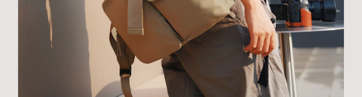 Tujia TUPLUS Comfortable Backpack, Large Capacity Travel Bag, Multifunctional Laptop Bag, Stylish Commuter Backpack, Khaki Color 4