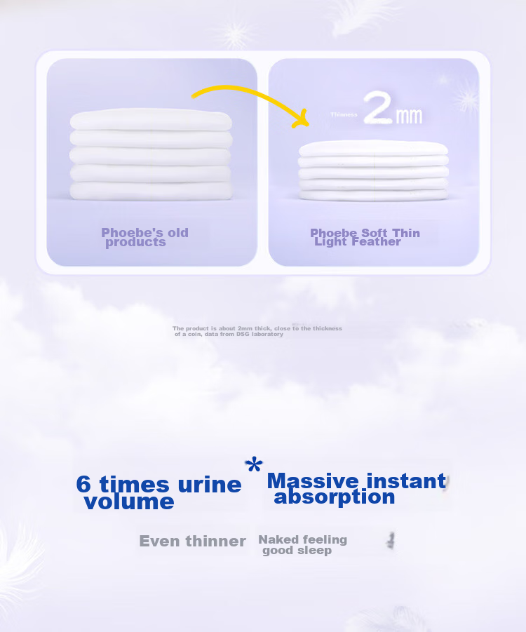 Fitti Soft And Thin Feather-Like Play Pants XXL60 (For 15kg And Above), Baby Diapers, Ultra-Thin And Dry, Suitable for Both Boys And Girls 6